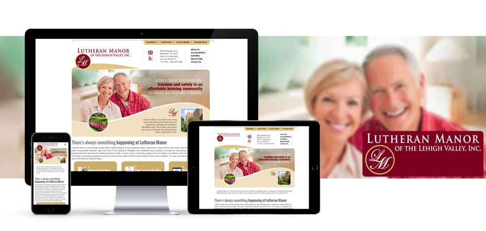 Screen Shots of Lutheran Manor of the Lehigh Valley